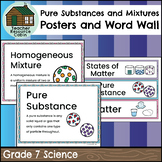 Pure Substances and Mixtures Word Wall and Posters (Grade 