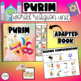 Purim Adapted Book for Special Education - World Religion 