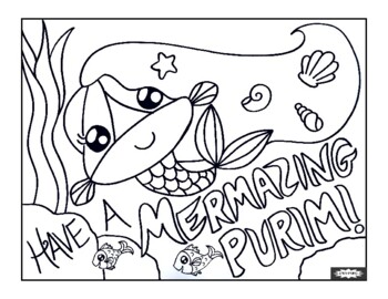 Preview of Purim Coloring Pages: Hamentaschen Wearing Costumes!