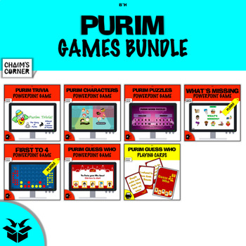 Preview of Purim Games Bundle