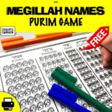 Purim Megillah Names Game