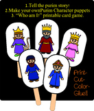 Purim: Megillas Esther "Characters", "Puppets" & "Who am I