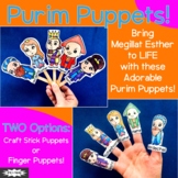 Purim Puppets: Craft Stick and Finger Puppets!
