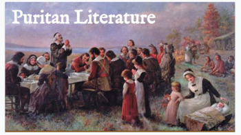 Preview of Puritan Literature Mini Unit 