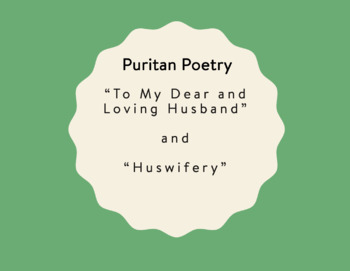 Preview of Puritan Poetry