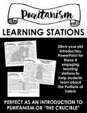 Puritanism Learning Stations -- Perfect as an intro to The