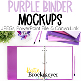 Purple Binder Mockups