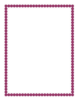 purple borders and frames clipart