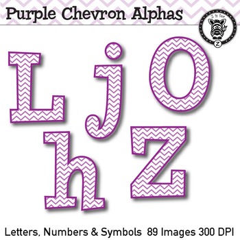 Purple Chevron Alpha Clip Art - 89 images by Z is for Zebra | TPT