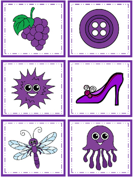 Purple Things • Color Clip Art • SpeakEazySLP