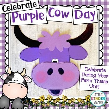 Preview of Purple Cow Day | Farm Theme