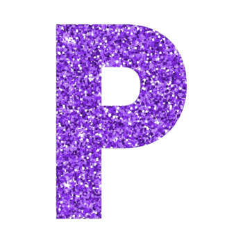 purple glitter lettering letters and numbers font clip art by miss carlee