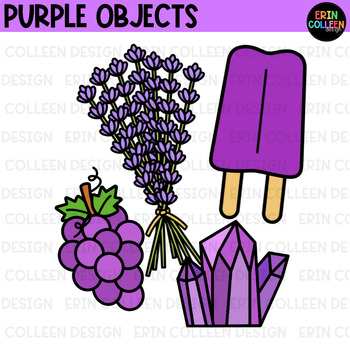 Purple Things Clip Art, Things that are Purple, Color Clip Art