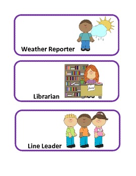 preschool line leader chart