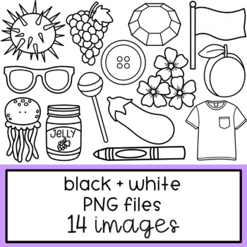artistic clipart black and white
