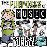 Purposes of Music Poster Set {BUNDLE}