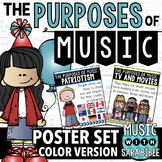 Purposes of Music Poster Set {COLOR}