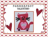 "Purrrrfect" Valentine Craft (Kitty) and Literacy Activities