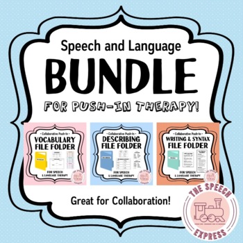 Preview of Push-In Bundle for Speech and Language