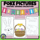 Push Pin Poke Art - Easter/Spring Pictures