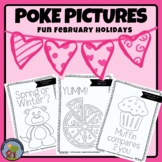 Push Pin Poke Art - February Holidays