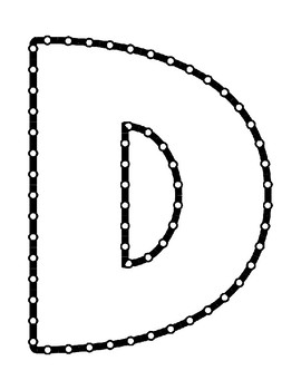 Push Pin Poke Sheets for Letter D - Fine Motor for the Alphabet | TpT