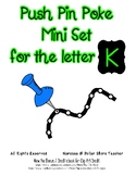 Push Pin Poke Sheets for Letter K - Fine Motor for the Alphabet