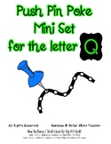 Push Pin Poke Sheets for Letter Q - Fine Motor for the Alphabet