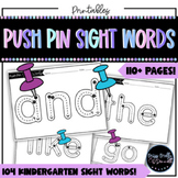 Sight Word Practice Push Pin Fine Motor Worksheet High Fre