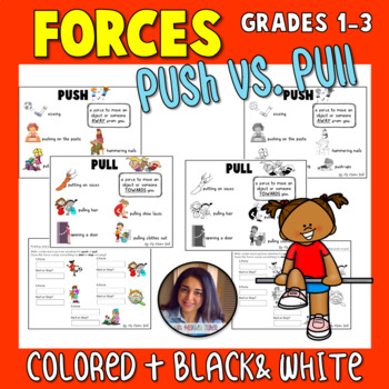 Push & Pull Forces {Grades 1-3} {Worksheets} - Ms Marwa Tarek | TPT