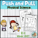 Push and Pull Worksheets | Activities KINDERGARTEN FIRST GRADE