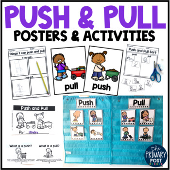 Preview of Push and Pull Posters and Activities