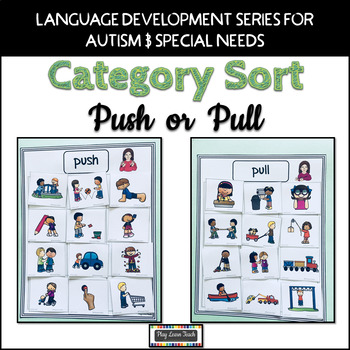 Push And Pull Sort For Autism Early Childhood Special Education Tpt