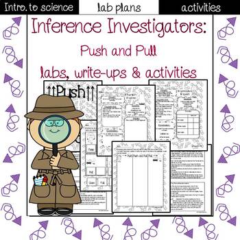 Preview of Push and Pull lab sheets and activities