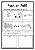 Push or Pull - Forces Worksheet