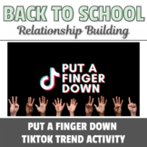 Put A Finger Down TikTok Trend Back-To-School Activity Game: Bell Ringer
