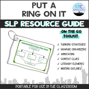 Preview of Put A Ring On It: SLPs Resource Guide Toolkit