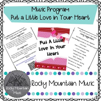 Preview of Put a Little Love in Your Heart Music Program