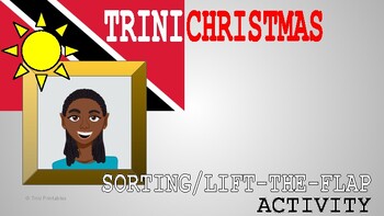 Preview of Put it Over Dey! Trinidadian Christmas Sorting/Lift-the-Flap Activity