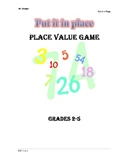 Put it in Place: Place Value Game