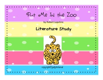 Preview of Put me in the Zoo -Lit Study