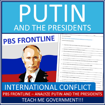 Preview of Putin and the Presidents Video Questions Worksheet PBS Frontline Current Event