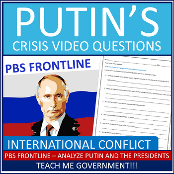 Preview of Putin's Crisis Video Questions Worksheet PBS Frontline