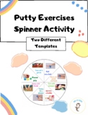 Putty and Play Dough Exercises Spinner Activity