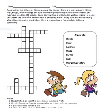 Crossword Puzzle Communities Are Different by PuzzleMan TpT