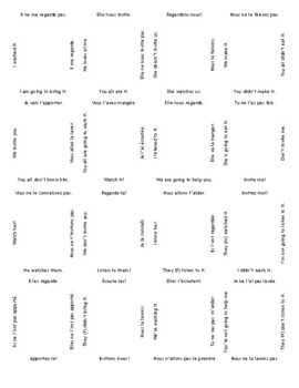 Preview of Puzzle: Direct Object pronouns