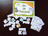 Puzzle Fraction game - Jeu casse-tête de fractions