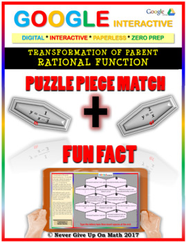 Preview of Fun Fact: Transformation of Rational Function(Google) Distance Learning