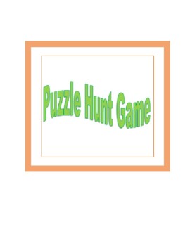 Preview of Puzzle Hunt Game