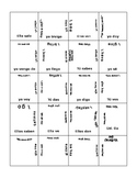 Puzzle Irregular yo verbs